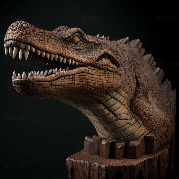 3D model Deinosuchus (STL)